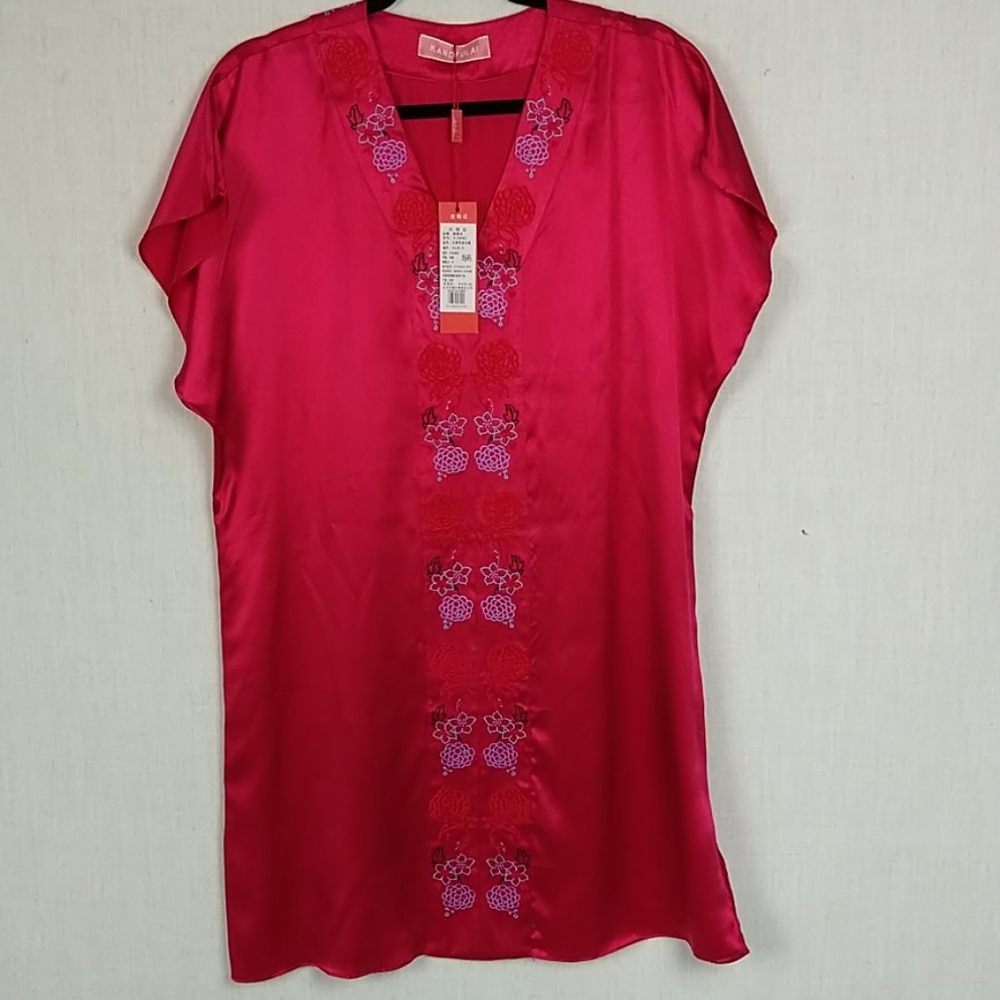 Kangfulai Night Silky Night Shirt